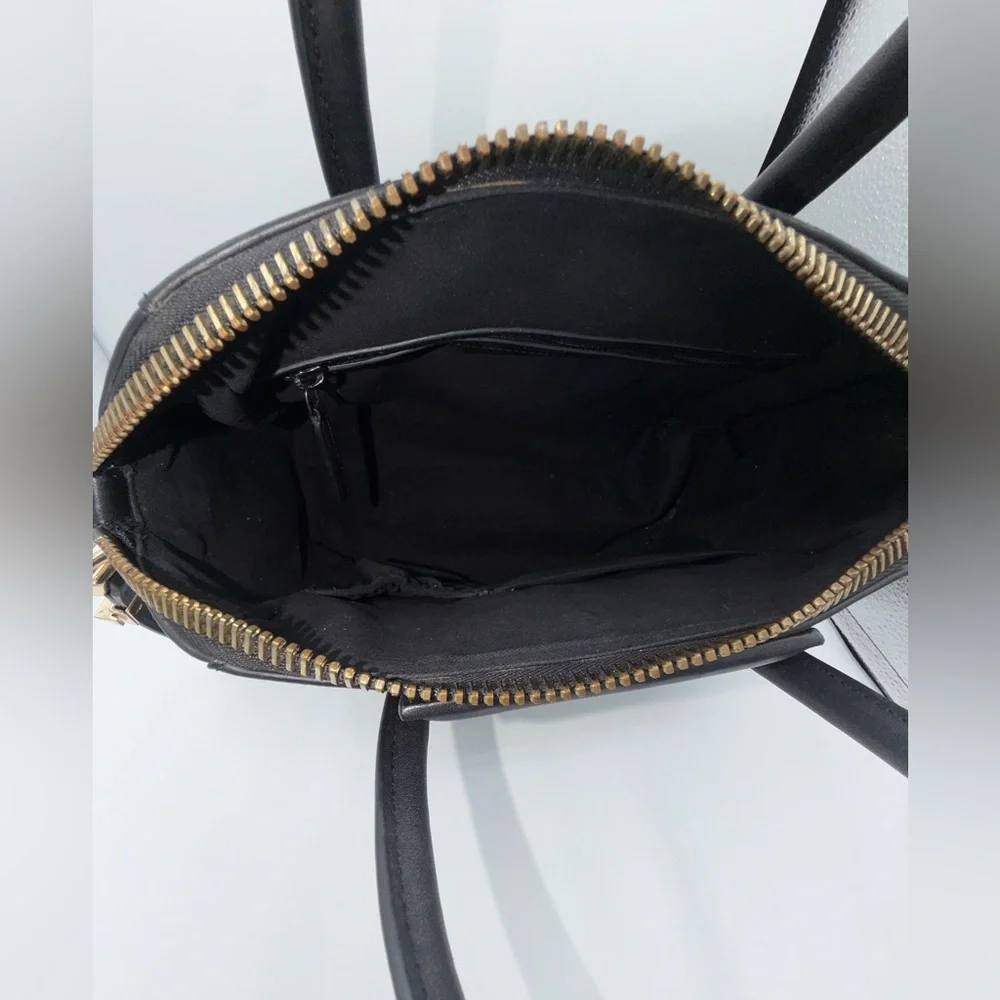 Givenchy Antigona Small Black Leather Satchel Top Handle Crossbody Bag - Picture 6 of 7